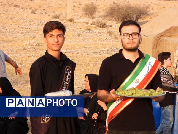 پیاده‌روی جاماندگان اربعین در فراشبند