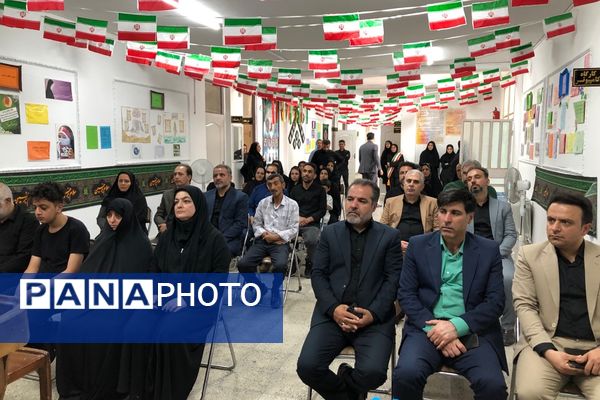 آیین افتتاحیه «طرح شهید سلیمانی» در دبیرستان عرفان ناحیه دو شهرری 