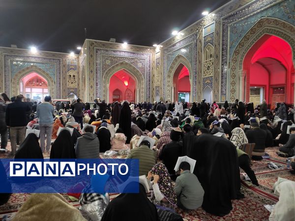 مراسم احیا در شب ۲۳ ماه رمضان در حرم مطهر رضوی 