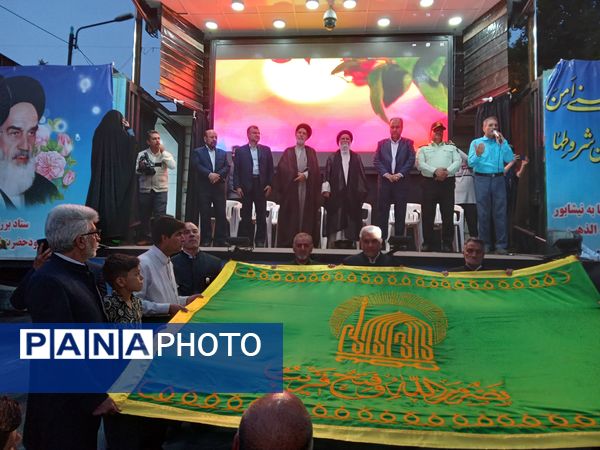 شروع حرکت راهیان عشق از میدان بی بی شطیطه تا مسجد جامع  