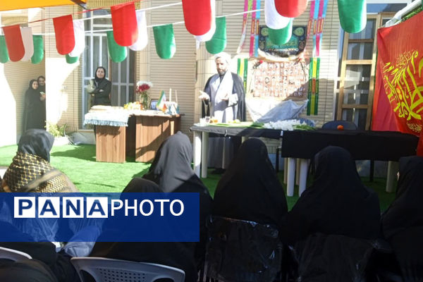 استقبال از شهید گمنام به میزبانی دبیرستان در ادب 