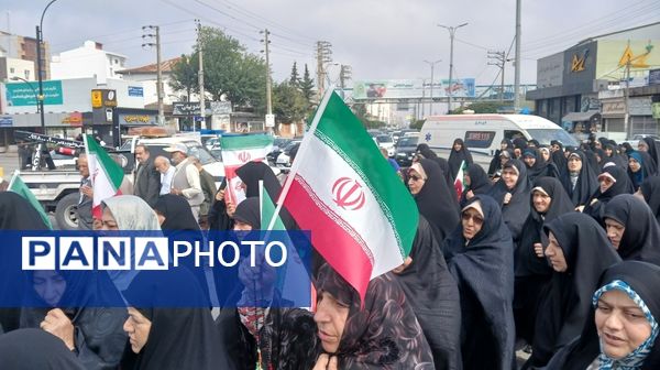 فریاد امت و راهپیمایی بشارت نصر در شهرستان محمودآباد