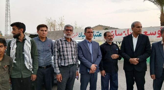 اعزام موکب شهدای مدافع حرم شهرستان عنبرآباد به کربلای معلی 