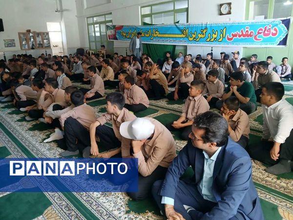 برگزاری یادواره شهدا در مسجد صاحب‌الزمان شهرستان خلیل‌آباد