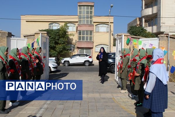 افتتاح سالن ورزشی زنده یاد حاج علی اکبر رخصت در هنرستان کار و دانش فارابی نیشابور