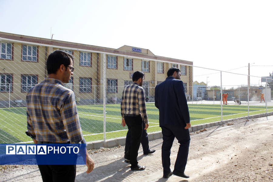 مانور بازگشایی مدارس در شهرستان گرمه 