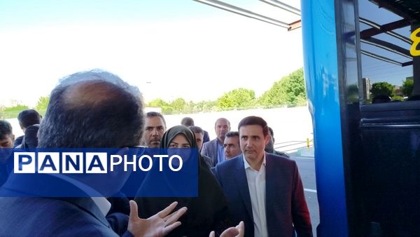 آیین افتتاح نیروگاه یک مگاواتی برق خورشیدی در البرز