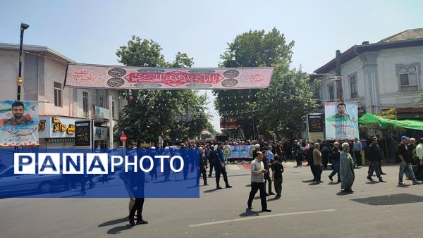 تشییع پیکر شهید پارسا شکوهی در قائمشهر