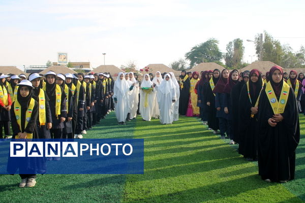 افتتاحیه اردوی تربیتی «تمشک» دختران استان بوشهر 