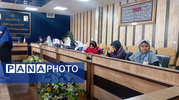 دومین جلسه کارگاه توانمندسازی دانش‌آموزان خبرنگار پانا دختر ناحیه ۲ کرج و شهرستان فردیس