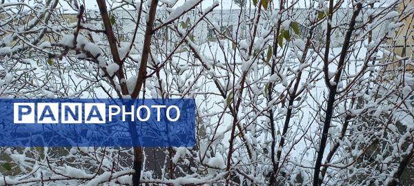 برف پاییزی در کوهرنگ