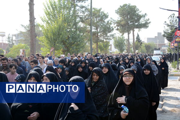 مراسم تشییع پیکر پاک شهید والامقام ابوالقاسم مهری در اسلامشهر