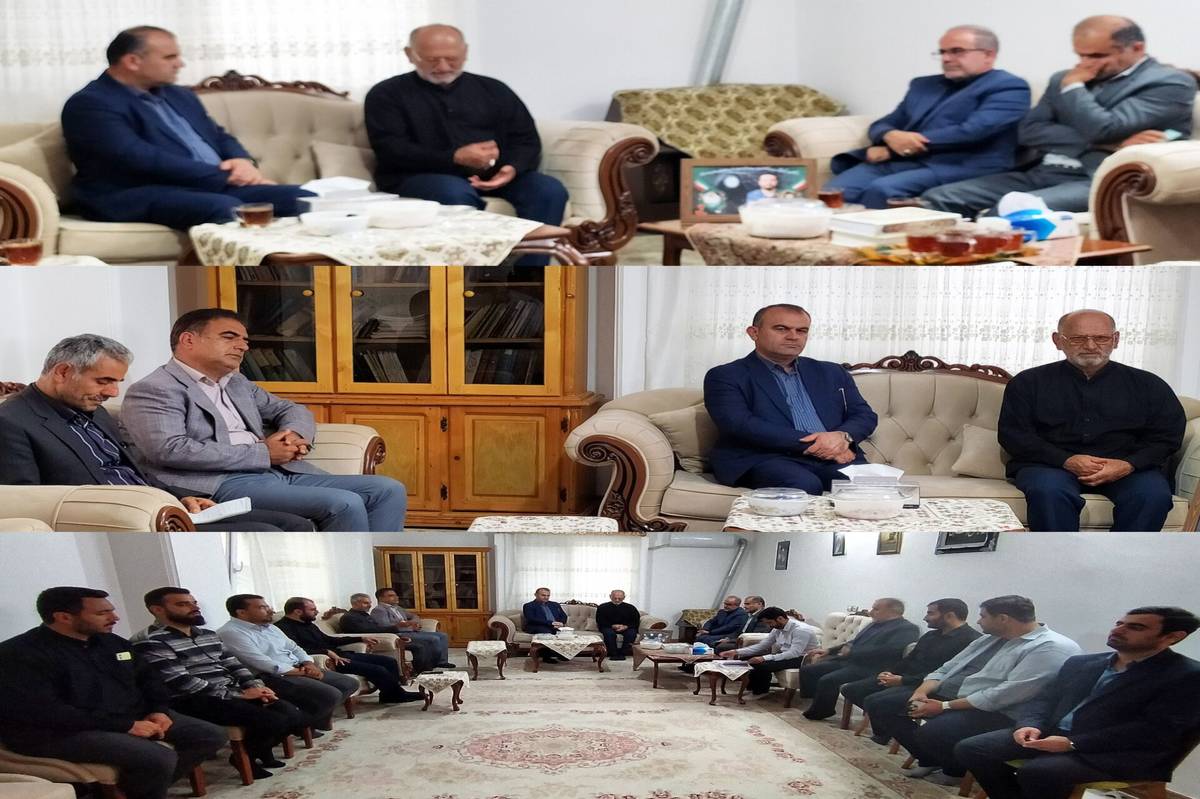 دیدار مدیرکل آموزش و پرورش مازندران با پدر و مادر معلم شهیده زینب نبیزاده