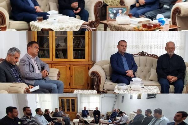 دیدار مدیرکل آموزش و پرورش مازندران با پدر و مادر معلم شهیده زینب نبی‌زاده