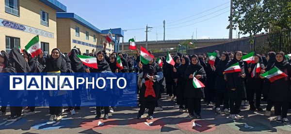 زنگ مهر و مقاومت در مدرسه مردانی آذر ناحیه ۲ تبریز