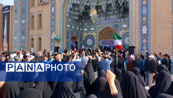 خاکسپاری شهید «اسماعیل شاکری» در مسجد جمکران