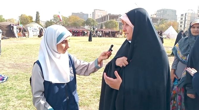 نمایشگاه اردوی عشایری دانش‌آموزان دختر سراسر کشور در مشهد