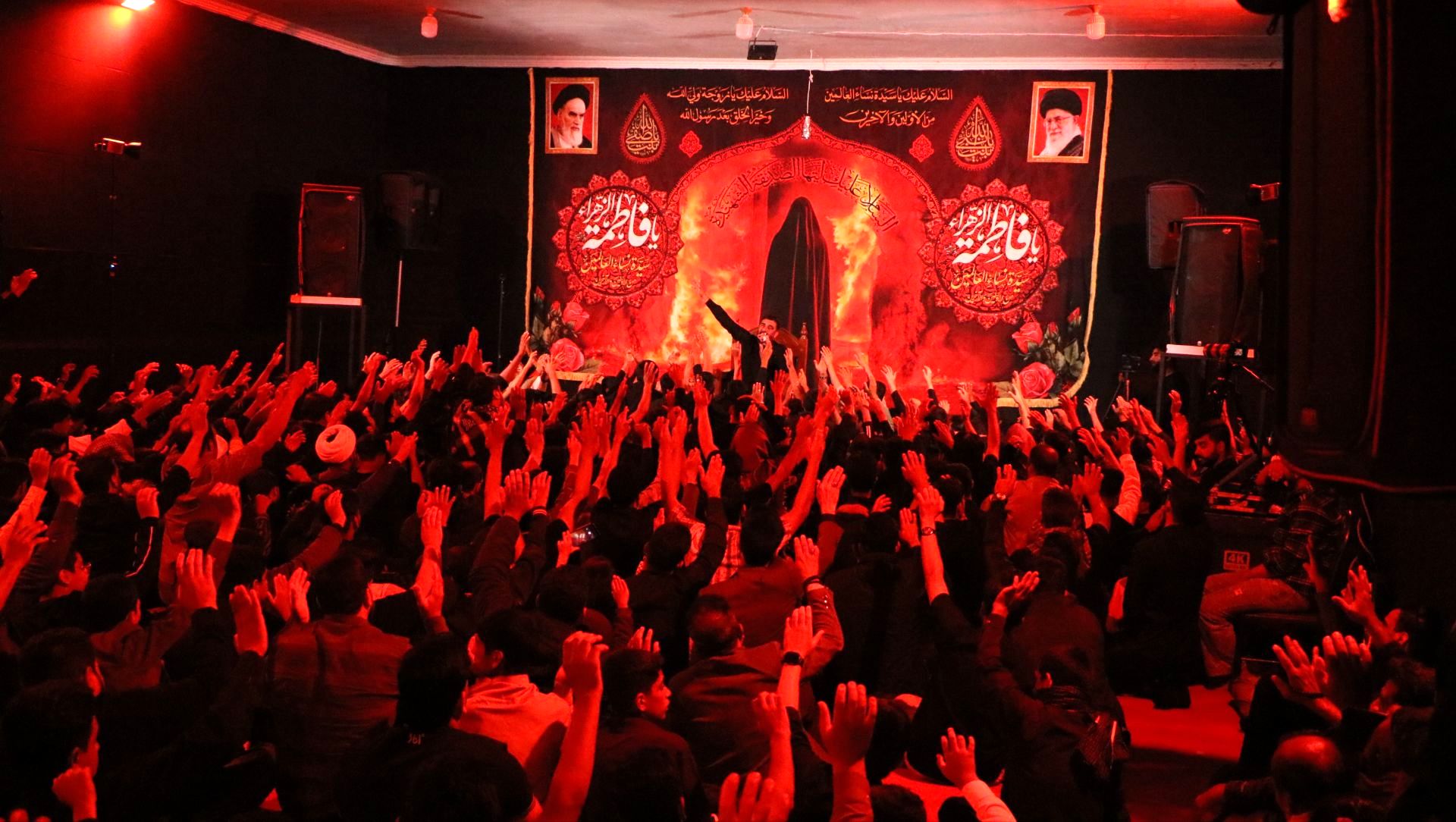 شرق کرمان در سوگ بانوی دو عالم؛ اجتماع بزرگ هیات‌های مذهبی در ریگان