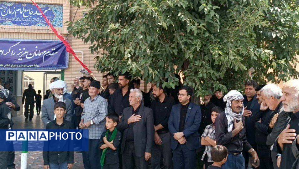 مراسم اربعین حسینی با حضور پرشور مردم باخرز برگزار شد