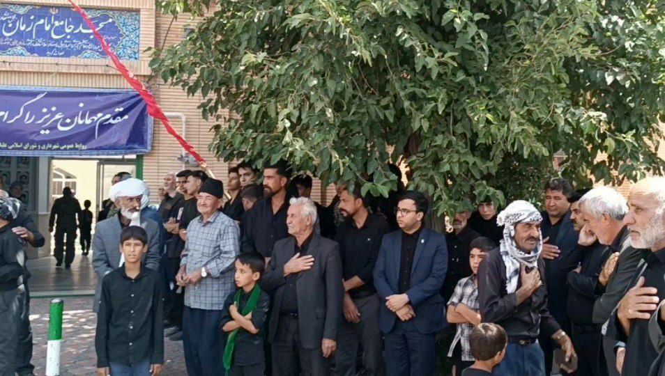 مراسم اربعین حسینی با حضور پرشور مردم باخرز برگزار شد