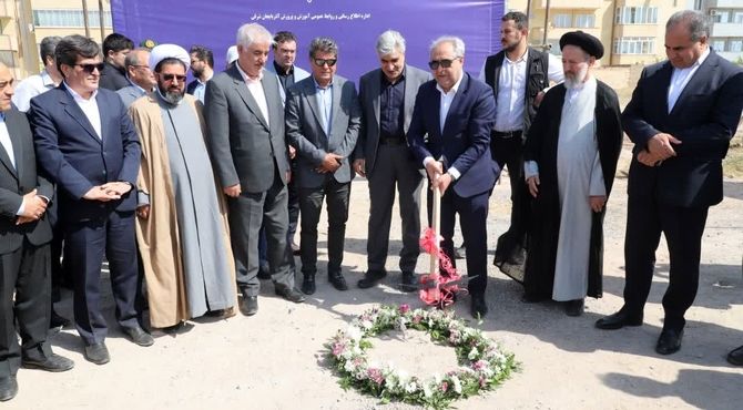 گزارش کلنگ‌زنی مدرسه دوازده کلاسه در تبریز