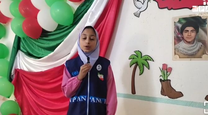 مراسم ۱۳ آبان در دبستان نرجس ششده و قره بلاغ  