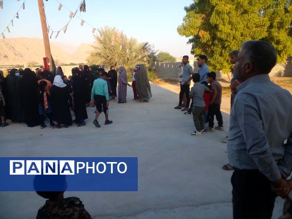 ورود پیکر شهید گمنام به روستای لاور 