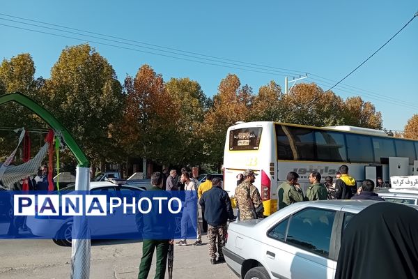 اعزام دانش‌آموزان دختر آشخانه به اردوی راهیان نور