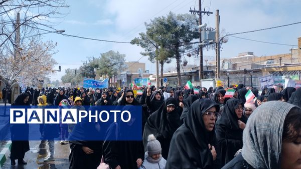 راهپیمایی یوم الله ۲۲ بهمن ماه در شهرستان خلیل‌آباد