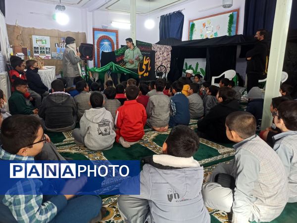 مراسم عزاداری حضرت زهرا (س) در دبستان پسرانه فضیلت 