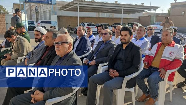 زنگ آغاز هفته پدافند غیرعامل در هنرستان آیتالله خامنهای