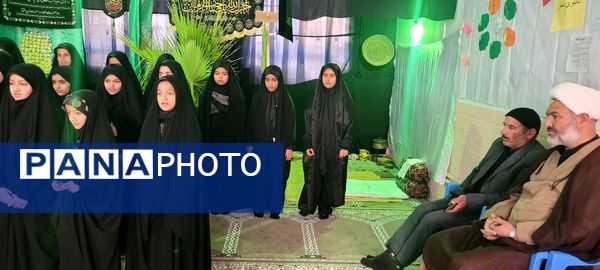  مراسم شهادت حضرت فاطمه زهرا (س) در مدارس شهرستان خلیل‌آباد 