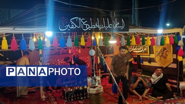 از تصاویر شهدا تا سفره‌های مهربانی در مسیر اربعین
