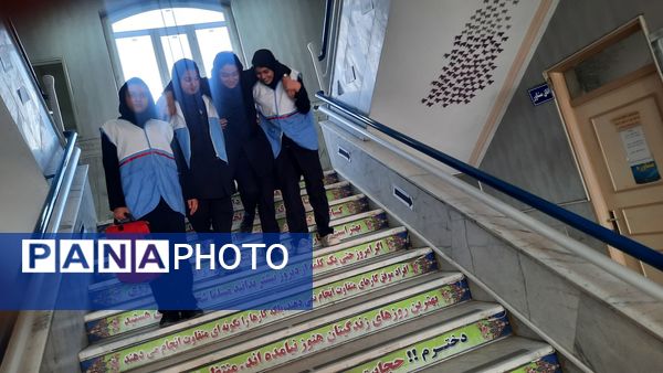 آمادگی در برابر بحران؛ مانور زلزله در دبیرستان نمونه محمودیه