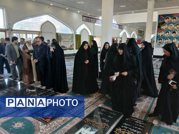 عهدی دوباره با شهیدان در گلزار شهدای املش