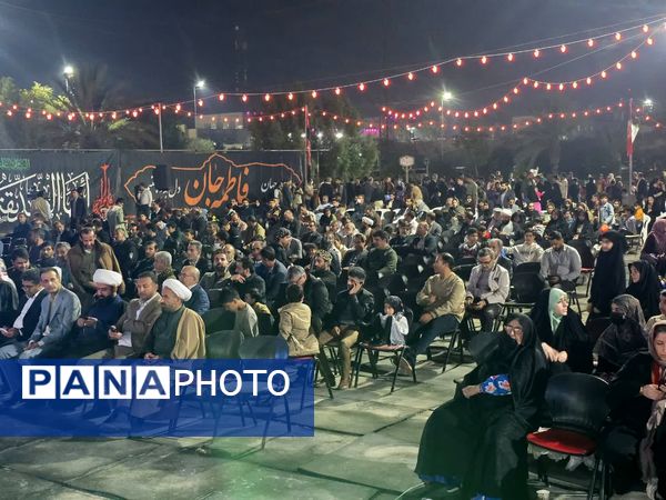 اولین سالروز تدفین شهید گمنام در شهرک شهید تندگویان شهرستان جم