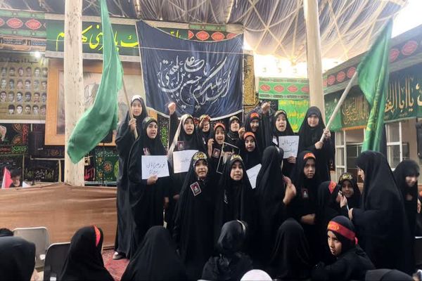 فرزندان عاشورایی در مواکب فرهنگی 