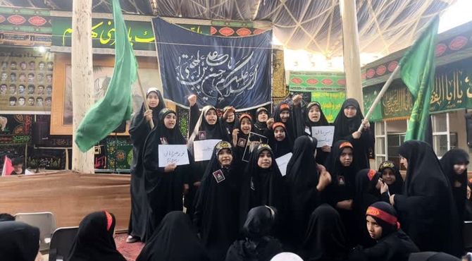 فرزندان عاشورایی در مواکب فرهنگی 