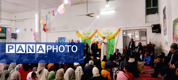 جشن باشکوه ولادت امام علی ع در روستای کاریزک خلیل آباد