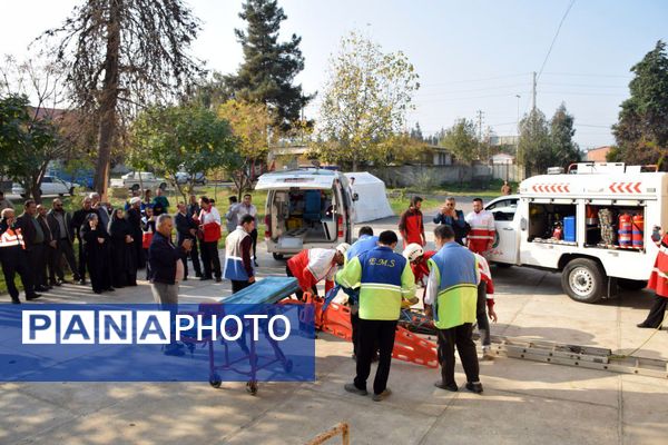  مانور زلزله در کردکوی