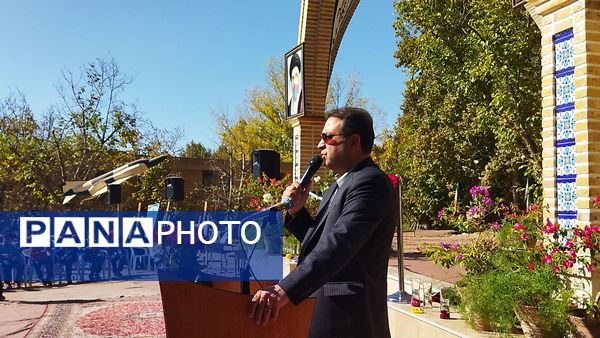 آیین افتتاحیه یادمان شهید دانش آموز اردوگاه باغرود نیشابور