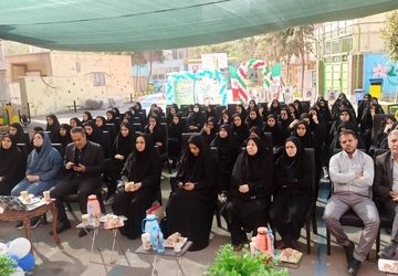 افتتاح زمین تایل کورت در دبیرستان شاهد ندای فاطمه (س) ناحیه دو شهرری 