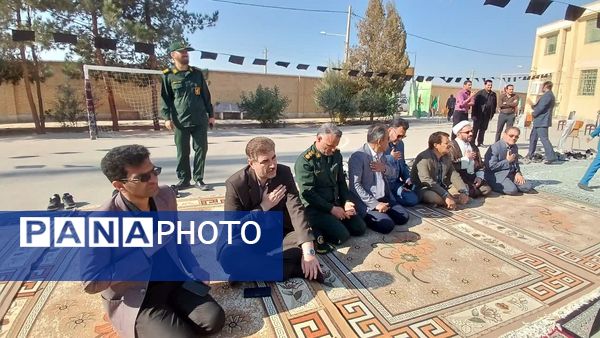 استقبال از شهید گمنام در دبیرستان شهید ذاکری زارچ