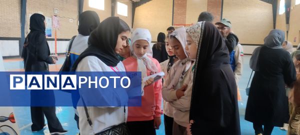 مسابقات استعدادیابی رابطین دارت در سالن زینبیه شهرستان شیروان