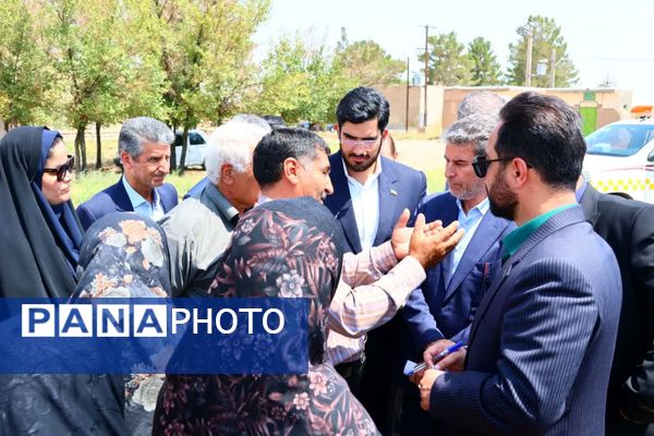 بازدید نماینده مجلس شورای اسلامی از شهرستان جاجرم