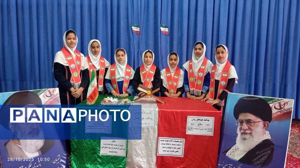 آیین نواختن زنگ پدافند غیرعامل در زاوه