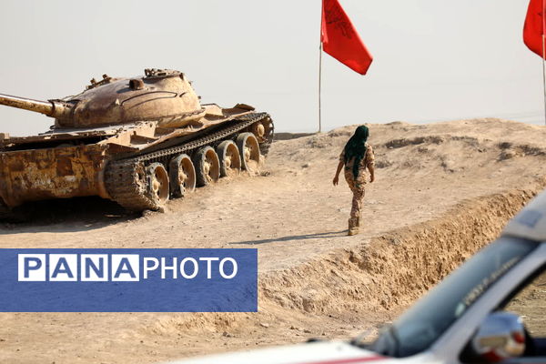 حال و هوای دختران هنرستانی قم در بازدید از یادمان‌های عملیاتی جنوب کشور