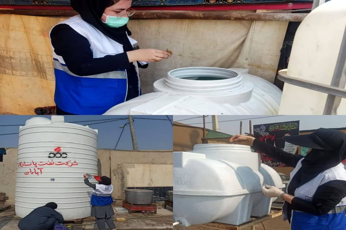 گندزدایی ۱۰ هزار مترمکعب آب در مرز شلمچه برای سلامت زائران