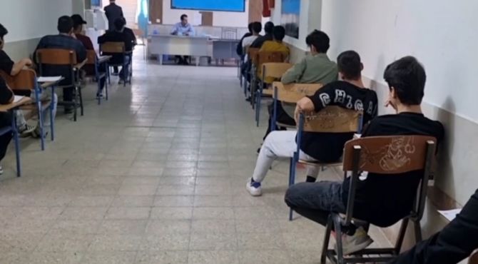 گزارش پانا از امتحانات نهایی شهرستان شاهین‌دژ