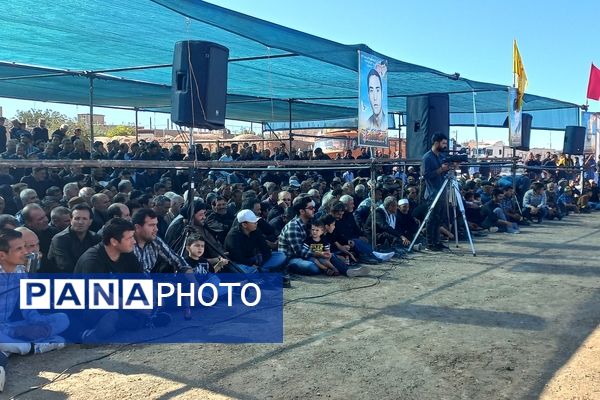 مراسم تعزیه‌خوانی شهادت امام رضا(ع) شهرستان میان جلگه نیشابور 